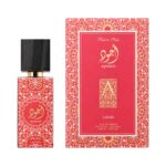 Frasco y caja de Ajwad Pink to Pink Lattafa Eau de Parfum