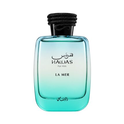 Botella de Hawas La Mer Rasasi Eau de Parfum