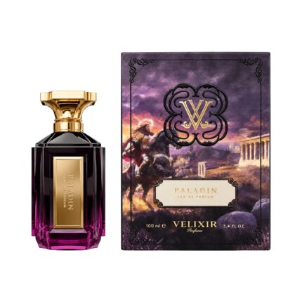 Caja y botella de Paladin Velixir Eau de Parfum