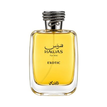 Frasco de Hawas Exotic Rasasi Eau de Parfum